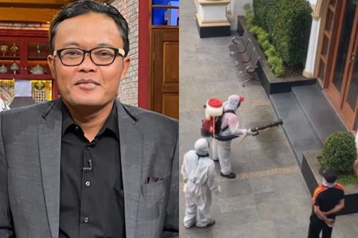 Rumah mewah nan megah dengan 10 kamar miliknya disemprot disinfektan, segini biaya yang  rela dikeluarkan sule 