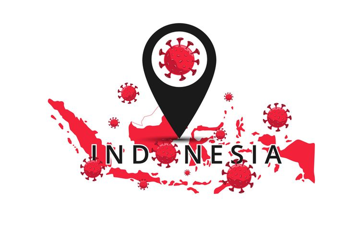 Corona di Indonesia