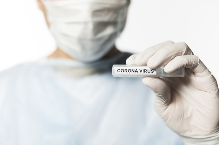 Ilustrasi wabah virus corona