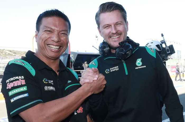 Razlan Razali (kiri) musim ini lebih serius sebagai Team Principal Sepang Racing serelah memilih berhenti sebagai CEO Sepang International Circuit, (8/4/2020)