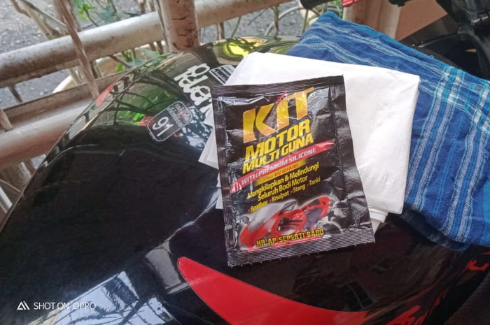 Cukup Rp 3 ribuan, bikin motor kinclong