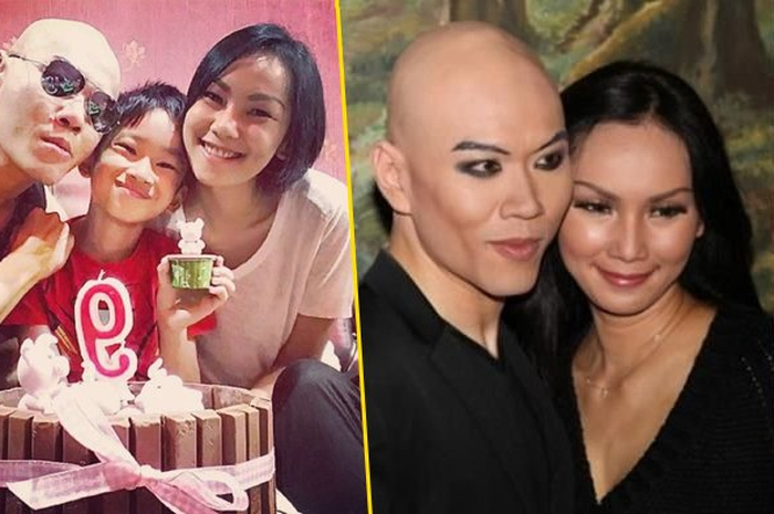 Kolase foto Deddy Corbuzier dan Kalina Oktarani