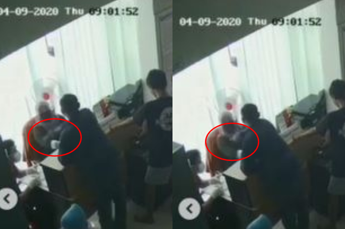 Tersinggung Ketika Diingatkan Pakai Masker, Seorang Satpam di Semarang Tampar Perawat Hingga Pusing dan Trauma, Aksinya Terekam CCTV dan Viral! 