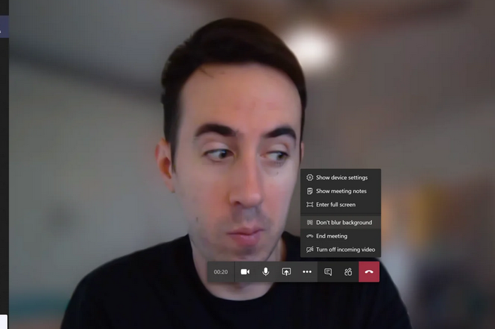 Ilustrasi pengguna video telekonferensi Microsoft Teams
