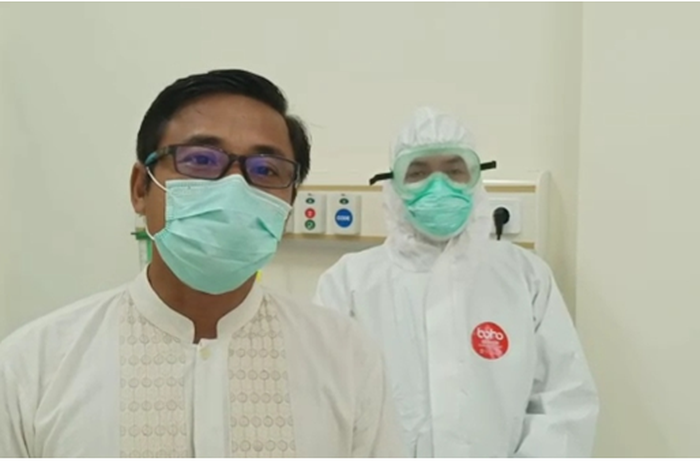 Pasien Covid-19 pertama di Banjarmasin sembuh