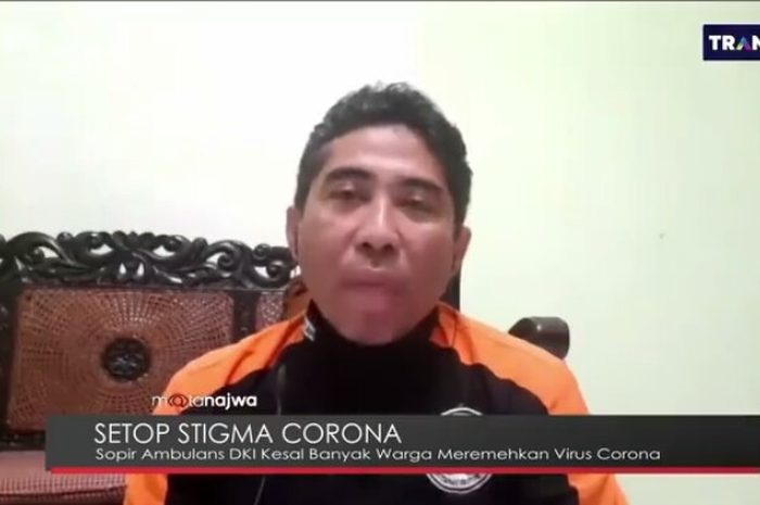 Najwa Shihab tak kuasa bendung air mata dengar curahan hati Pak Syam, sopir pengantar jenazah covid-19 