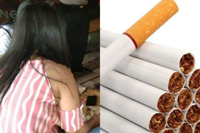 wanita ini rela melucuti pakaiannya seolah olah jadi korban perkosaan, namun aksinya tak dihiraukan warga karena kedapatan mencuri rokok