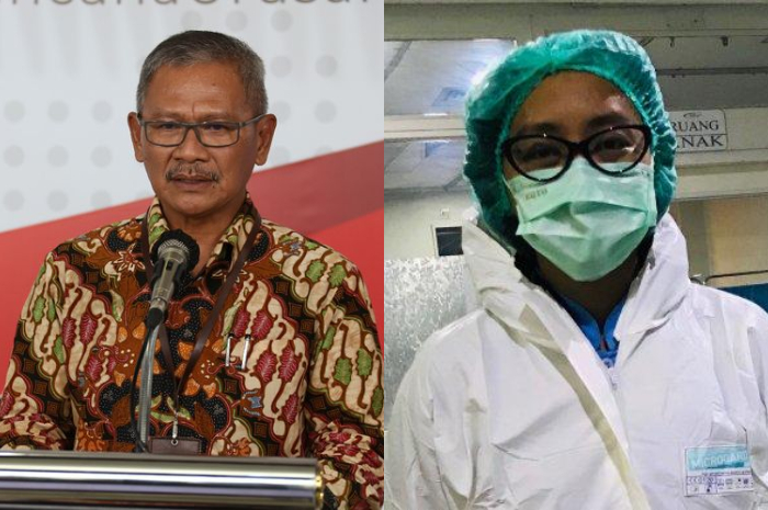 Achmad Yurianto dan dr. Shela Putri Sundawa