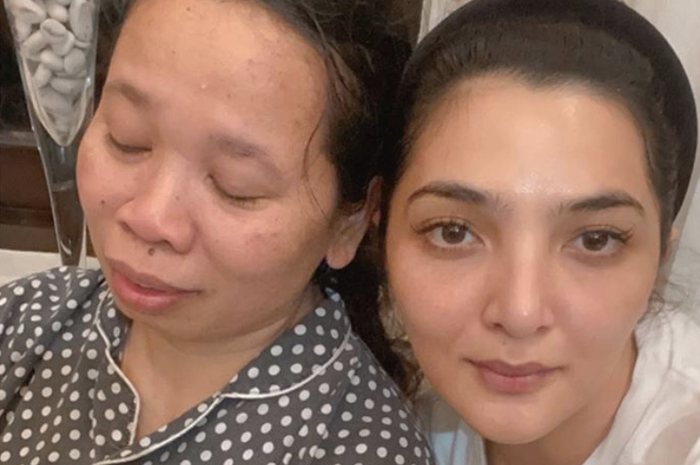 Ashanty menyampaikan kabar kurang sedap, ART kesayangannya, Suteng, divonis memiliki tumor di bagian rahimnya.