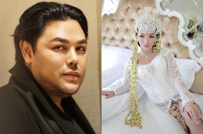 Gaun pernikahan Zaskia Gotik rancangan Ivan Gunawan