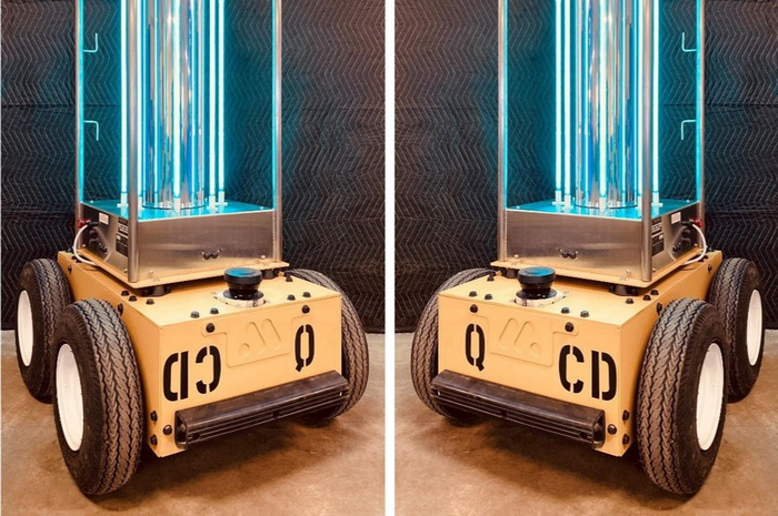 Robot pembasmi corona dengan UV
