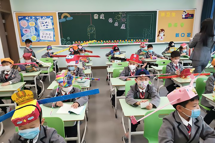 Cara Unik Para Siswa di China Kembali ke Sekolah setelah Lockdown Akibat Covid-19