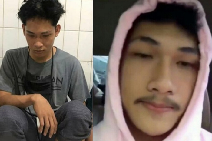 Penampilan Ferdian Paleka yang berubah usai ditangkap polisi