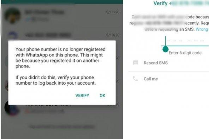 Hati-hati, bisa saja terjadi pada ponsel Anda. Bila temukan notifikasi seperti ini artinya Whatsapp Anda sedang dibajak.
