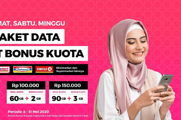 Promo gratis kuota internet Smartfren menjelang Hari Raya Idul Fitri.