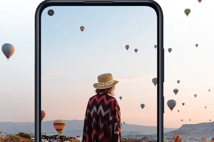 Ilustrasi perangkat Samsung Galaxy M01s.