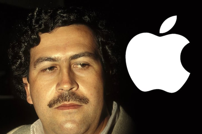 Pablo Escobar, logo Apple