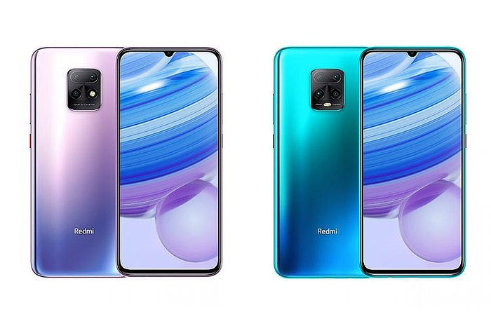 Duo hape 5G Redmi 10X (kiri) dan Redmi 10 X Pro dengan chip MediaTek Dimensity 820