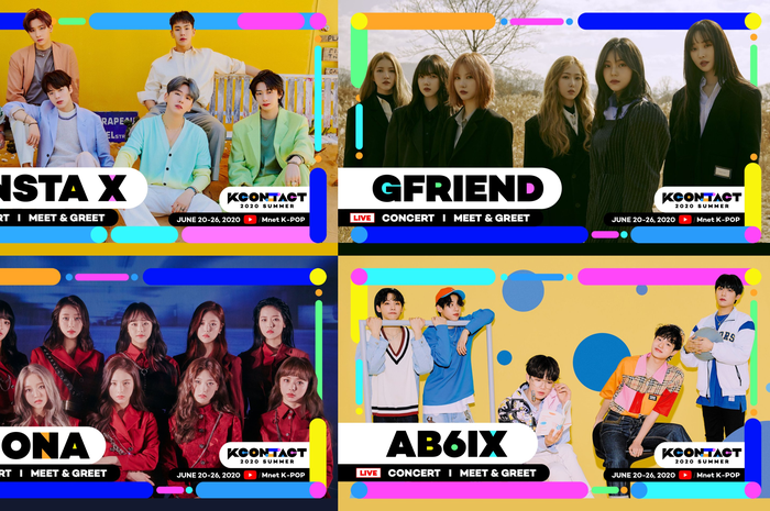 Lineup KCON:TACT 2020 Summer