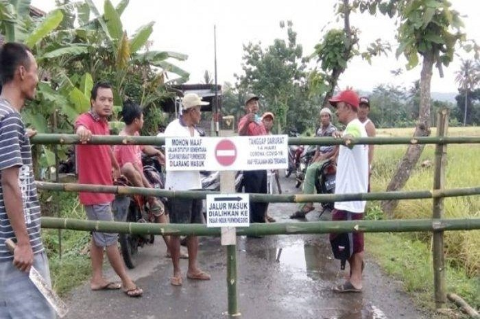 Ilustrasi. Gara-gara pemudik asal Jakarta positif virus corona, satu kampung langsung dikarantina.