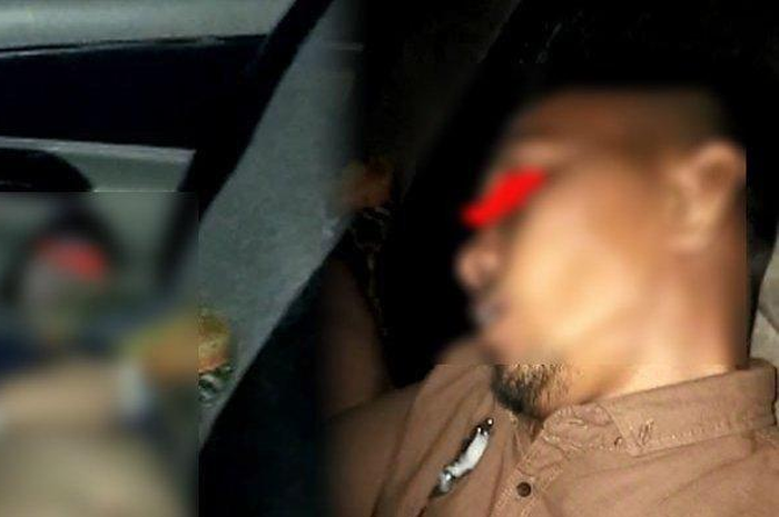 Zul dan H, pasangan ASN mesum yang ditemukan pingsan di dalam mobil di Medan, Kamis (4/6/2020). 