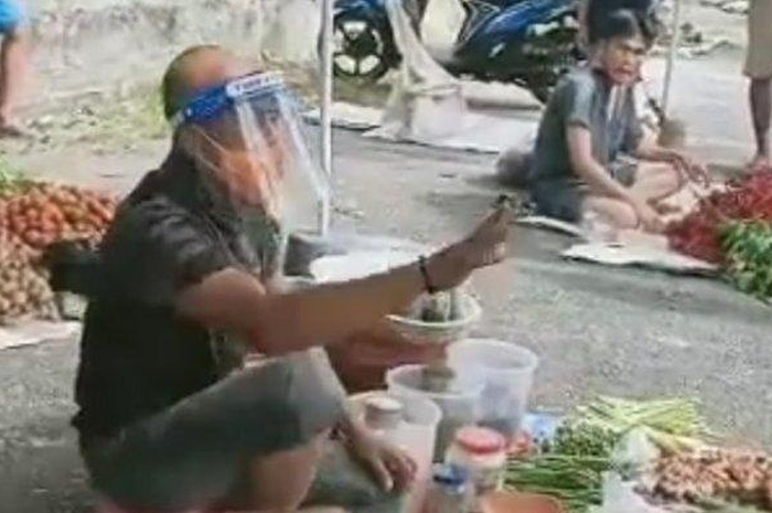 Dengan wajah yang tertutup rapat, tak ada yang mengetahui bahwa dia adalah orang nomor satu di Kabupaten Bengkulu Selatan.