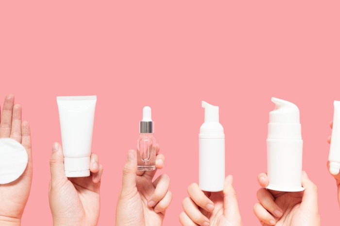 Ilustrasi produk skincare