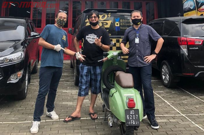 Fokus di upgrade performa, modifikasi Vespa PTS milik sultan Andre Taulany tembus Rp 55 juta, bro.