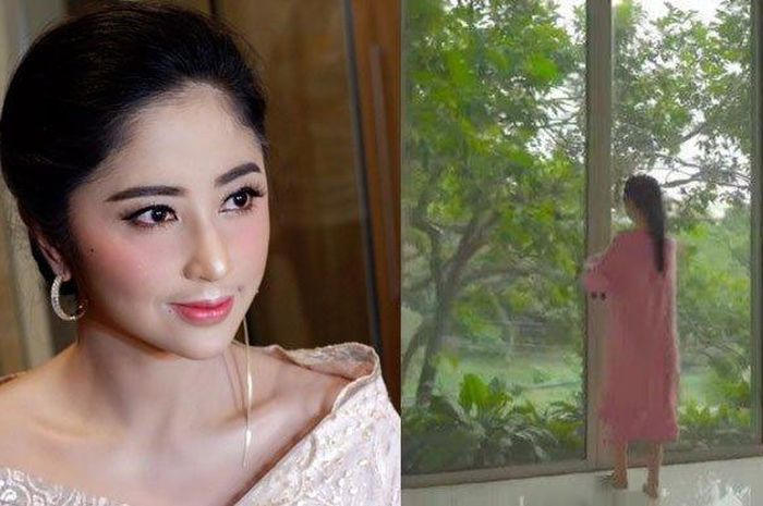 Dewi Perssik tidak berani tinggal di rumah barunya.