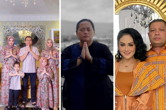 Kolase foto keluarga Anang Hermansyah - Mbak You - KD/Raul Lemos