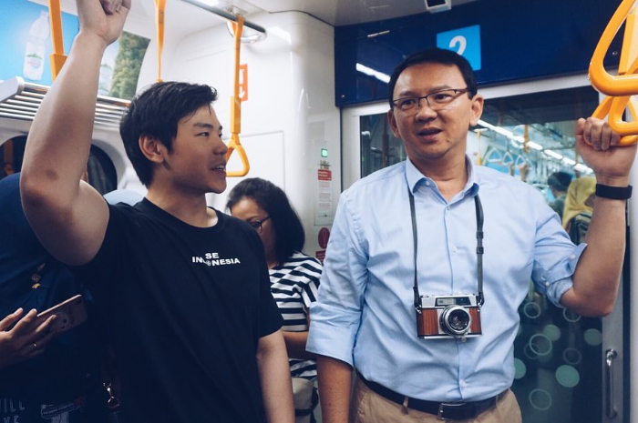 Ahok dan Nicholas Sean