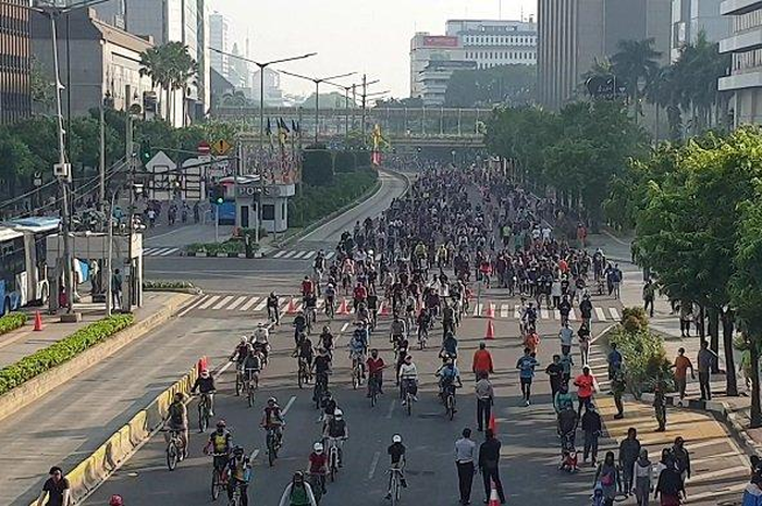 CFD Jakarta, Minggu (21/6/2020)