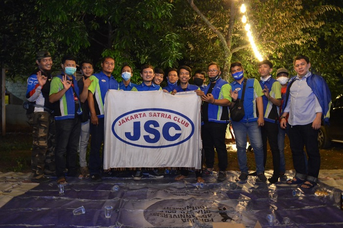 Mantap, Jakarta Satria Club gelar kopdar new normal sekaligus sertijab pengurus baru untuk periode 2020-2021