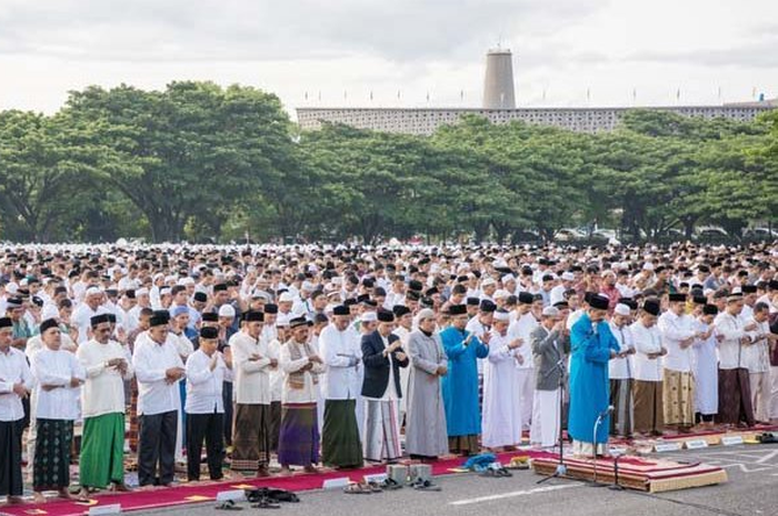 Ilustrasi salat Idul Adha