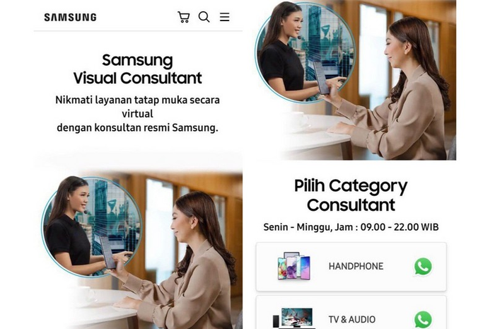 Layanan Samsung Visual Consultant