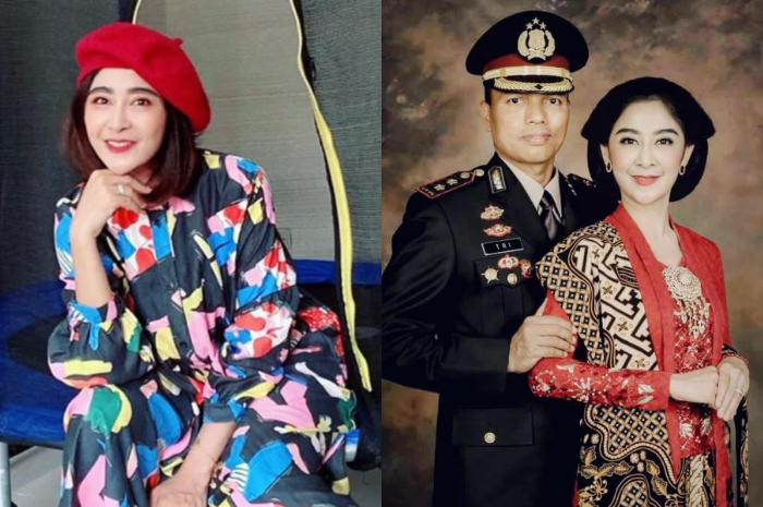 Uut Permatasari dan suami