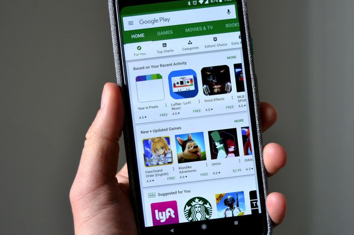 Ilustrasi aplikasi HP Android