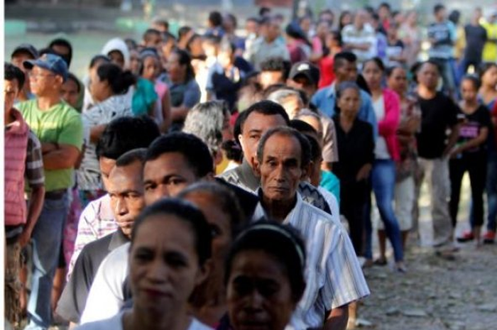 Lebih dari 750.000 orang berhak menentukan suara mereka dalam pemilihan umum legislatif Timor Leste, Sabtu (22/7/2017). 