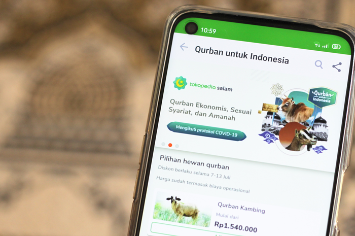 Berqurban lewat Tokopedia