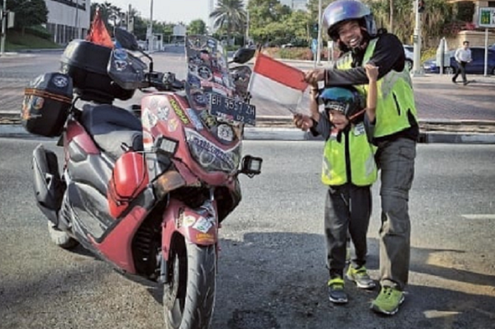 Naik Yamaha NMAX sampai Mekah, kisah Lilik dan Balda siap jadi buku dan film