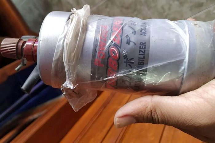 Komponen atau part aneh di Yamaha NMAX milik Irpan 