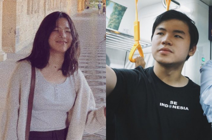 Anak-anak BTP, Nathania Purnama (kiri) dan Nicholas Sean (kanan)