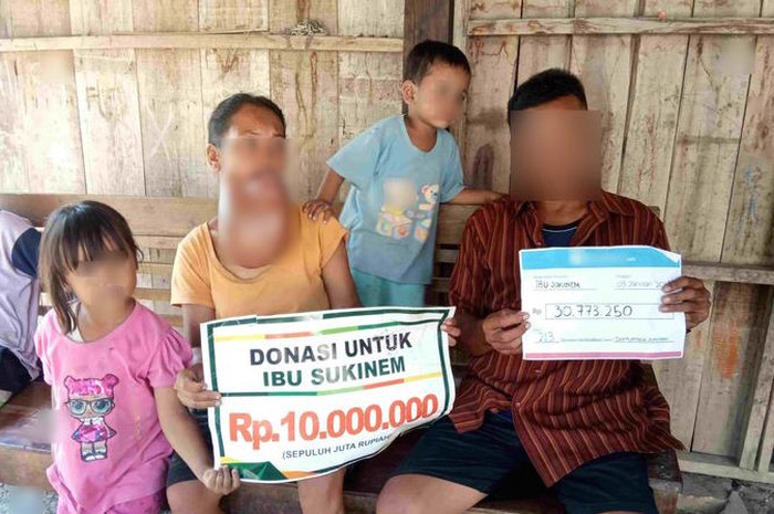 Keluarga ini diminta foto seolah terima bantuan, namun tak terima dananya, suami hanya berdoa agar istrinya sembuh.