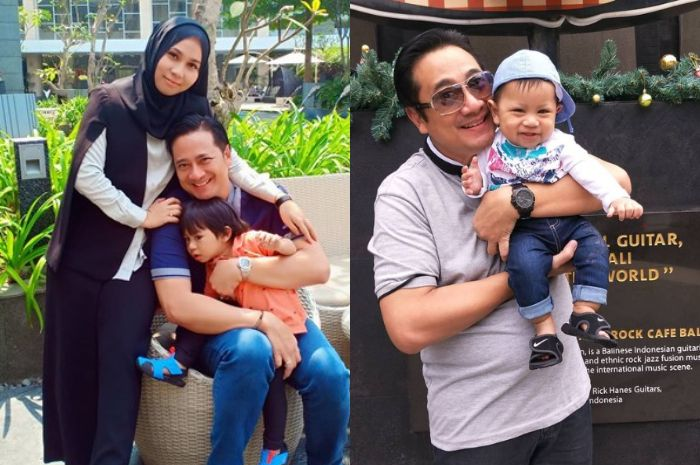 Ivan Fadilla bersama istri keduanya dan sang anak