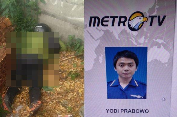 Editor Metro TV Yodi Prabowo yang ditemukan tewas di pinggir tol