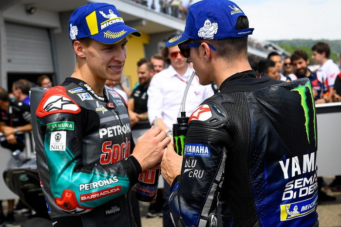 Ilustrasi. Maverick Vinales mendadak 'gertak' Fabio Quartararo jelang MotoGP Andalusia 2020.