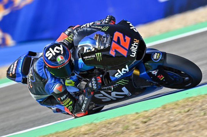 Valentino Rossi yakni Marco Bezzecchi tercepat di moto2 Eropa