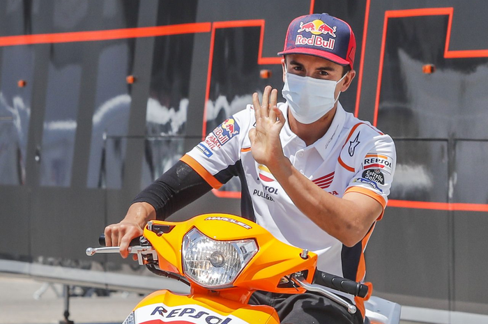Bos tim Red Bull KTM Tech3, Herve Poncharal terharu dengan semangatnya Marc Marquez di MotoGP Andalusia 2020, (25-26/7/2020).