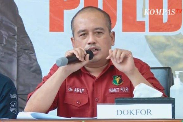 Dokter forensik dr Arif Wahyono menjelaskan hasil pemeriksaan terhadap jenazah editor Metro TV Yodi Prabowo, dalam tayangan Breaking News, Sabtu (25/7/2020)