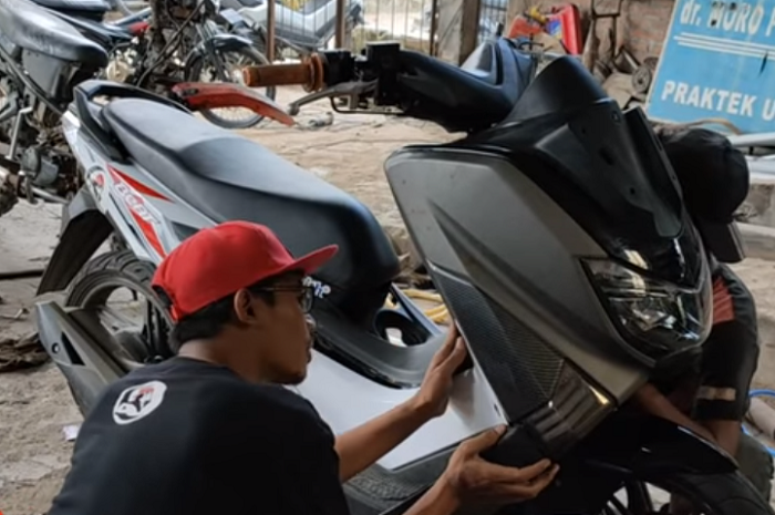 Proses modifikasi Yahonda, kawin silang Yamaha NMAX dengan Honda BeAT
